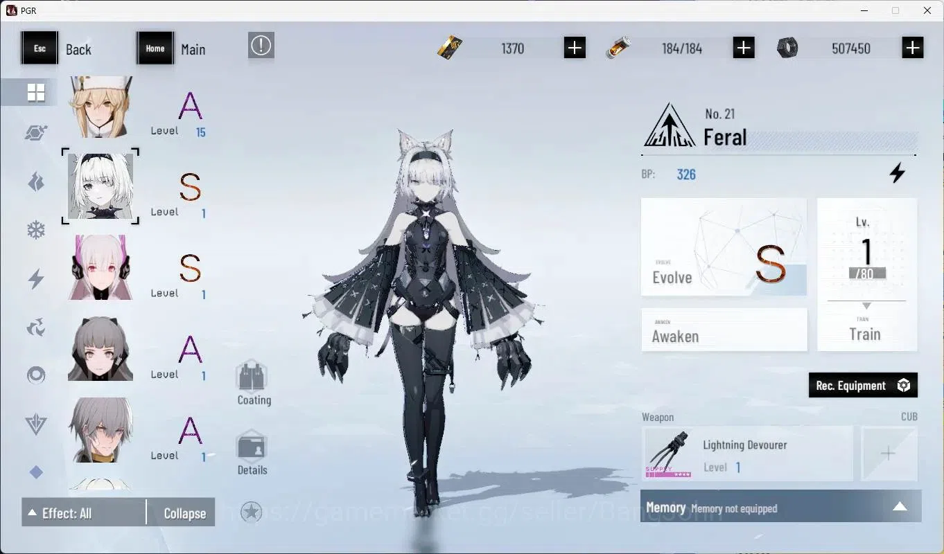 Punishing: Gray Raven Accounts Starter ASIA | L67 | [Lucia CW+Lucia IC+Lilith Daemonsia]+Sign | BlueC 16600 | TakeMail Check 7