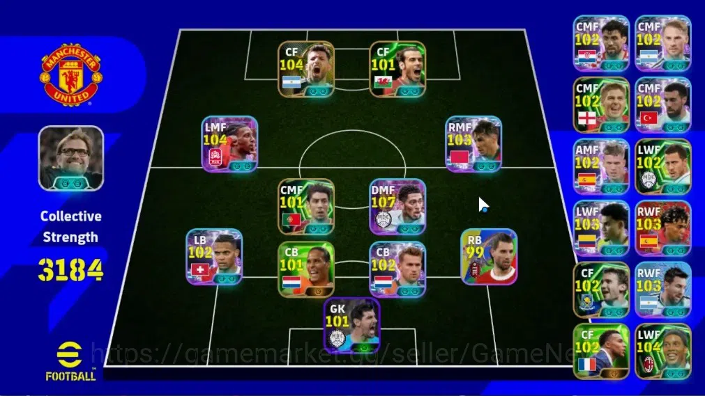 eFootball Accounts Legends & Iconic Players Android|16 Show Time Jude Bellingham,Michael Olise,Brahim Diaz,Etc|8 Epic S 1