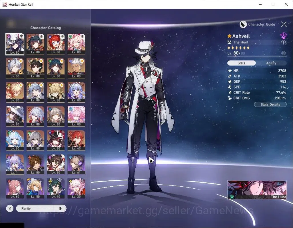 Honkai Star Rail Accounts Asia|TL 70|3 PremTeam|16 Limited|(Ashveil,Mortenax image 4
