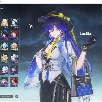 Wuthering Waves Accounts Starter SEA |UL 49|5 Limited|Lucilla,Carthetyia,Shorekeeper,Lucy,Rebecca + 3 Standard|DB Lvl