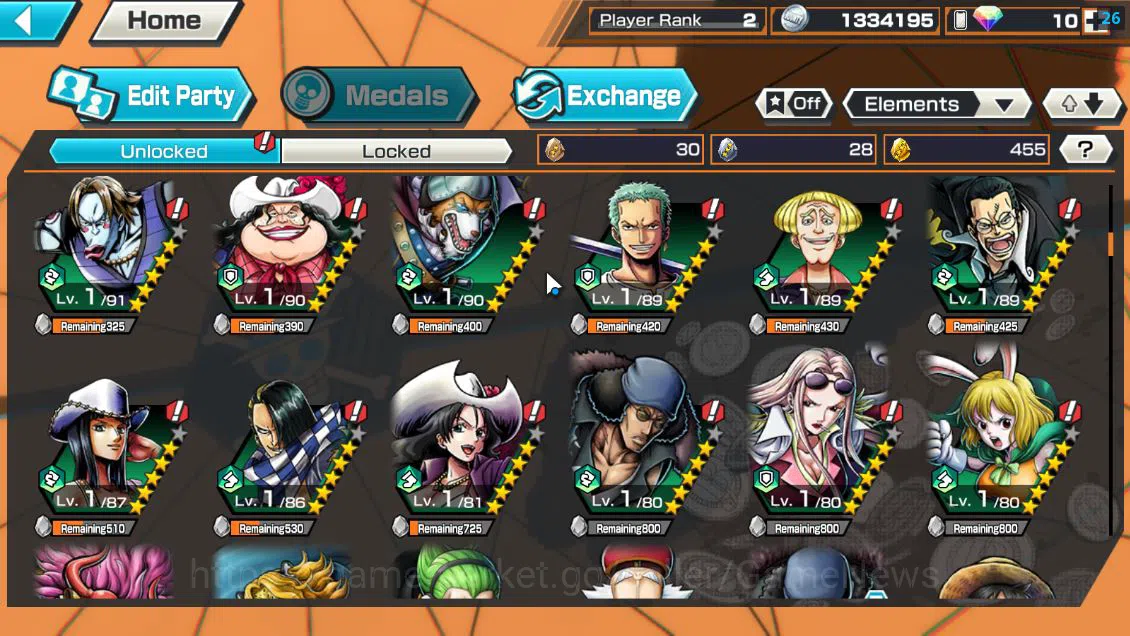 One Piece Bounty Rush Accounts Global|4 EX|TFE Marshal D.Teach ,BP Kuzan,5 Elder  image 6