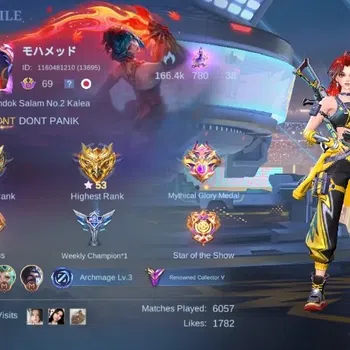 Mobile Legends: Bang Bang Accounts Collector Global|Skin 220|Renowned V|Collector Natalia,Blazing Franco+Claude,DragonT