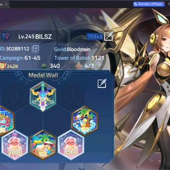 Mobile Legends: Adventure Accounts Global | LV 245 | 242M Power | Camp 62-45 | VIP 10 | Hero 215 |1 Nexus | 36 Awaken |10