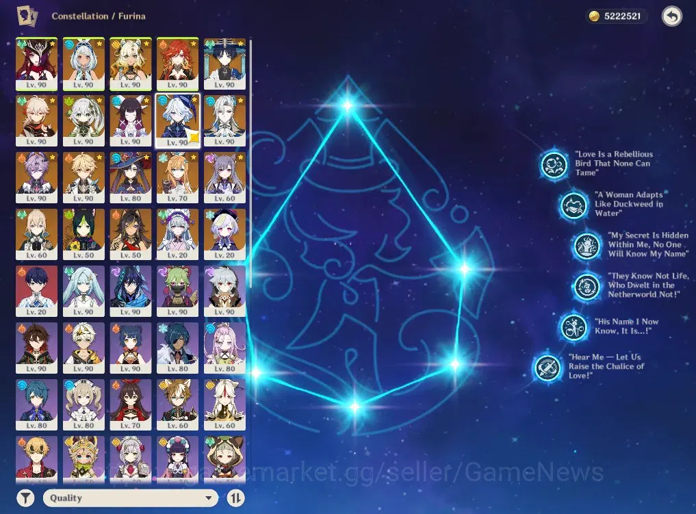 Genshin Impact Accounts ASIA|AR59|PreamTeam Neuvilete+sign,Mavuika|12Limit image 6