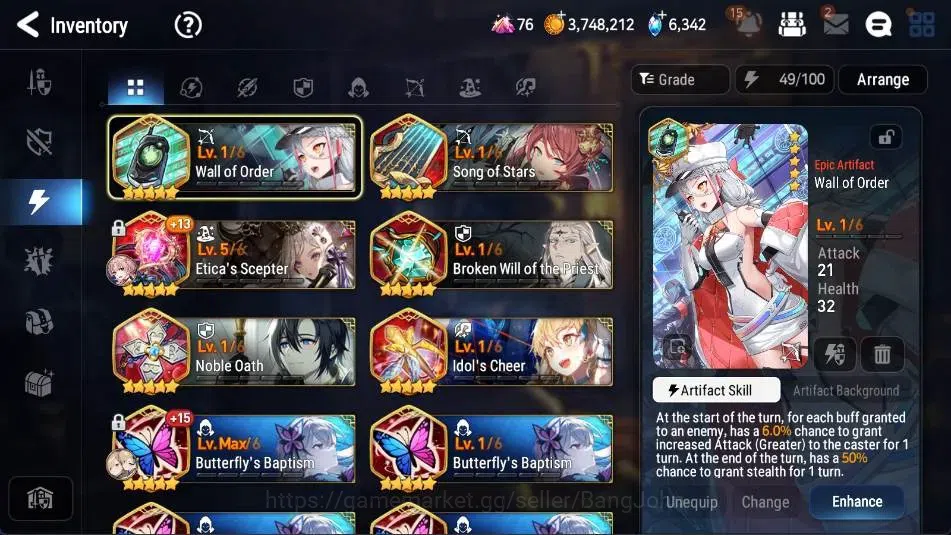 Epic Seven Accounts Global | 3 ML(SE Celine,R&L,BM Haste)|PoH+Bless ON image 13