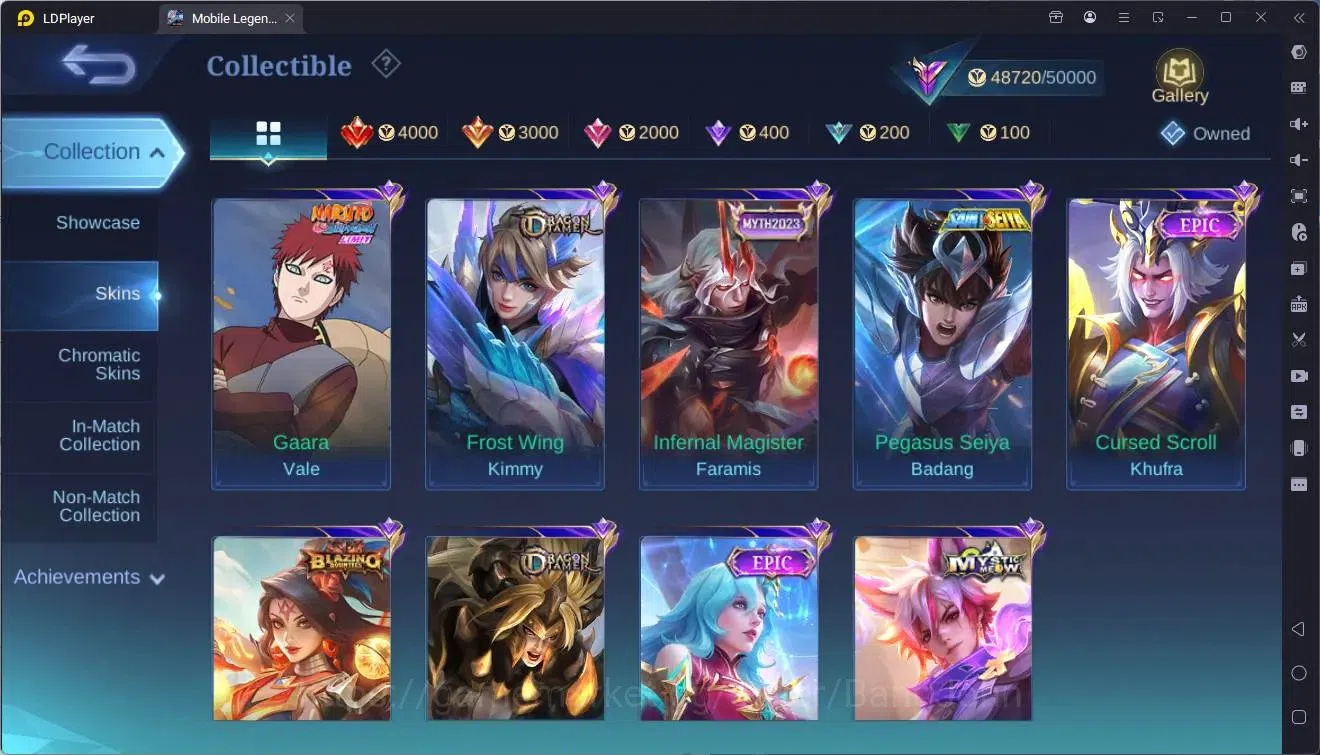 Mobile Legends: Bang Bang Accounts Global |Hero 133|Skin 241|Renowned|Luckybox Kaja|C image 11
