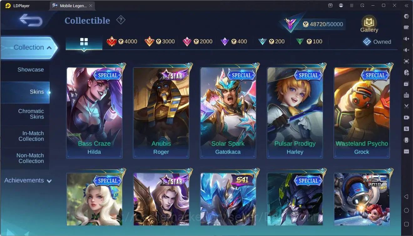 Mobile Legends: Bang Bang Accounts Global |Hero 133|Skin 241|Renowned|Luckybox Kaja|C image 17
