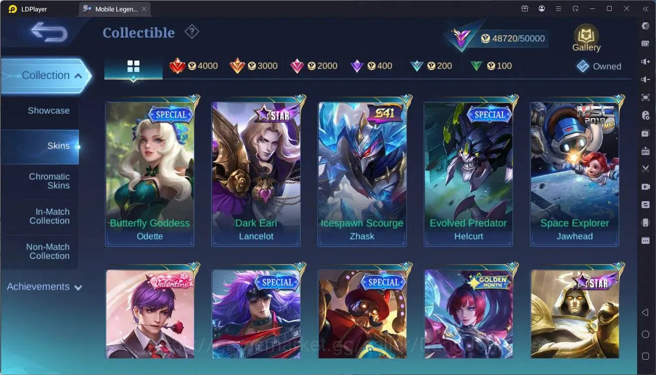 Mobile Legends: Bang Bang Accounts Global |Hero 133|Skin 241|Renowned|Luckybox Kaja|C image 18