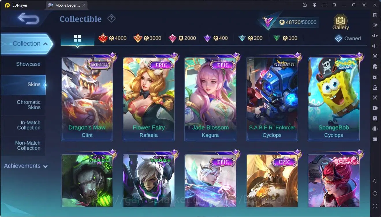 Mobile Legends: Bang Bang Accounts Global |Hero 133|Skin 241|Renowned|Luckybox Kaja|C image 9