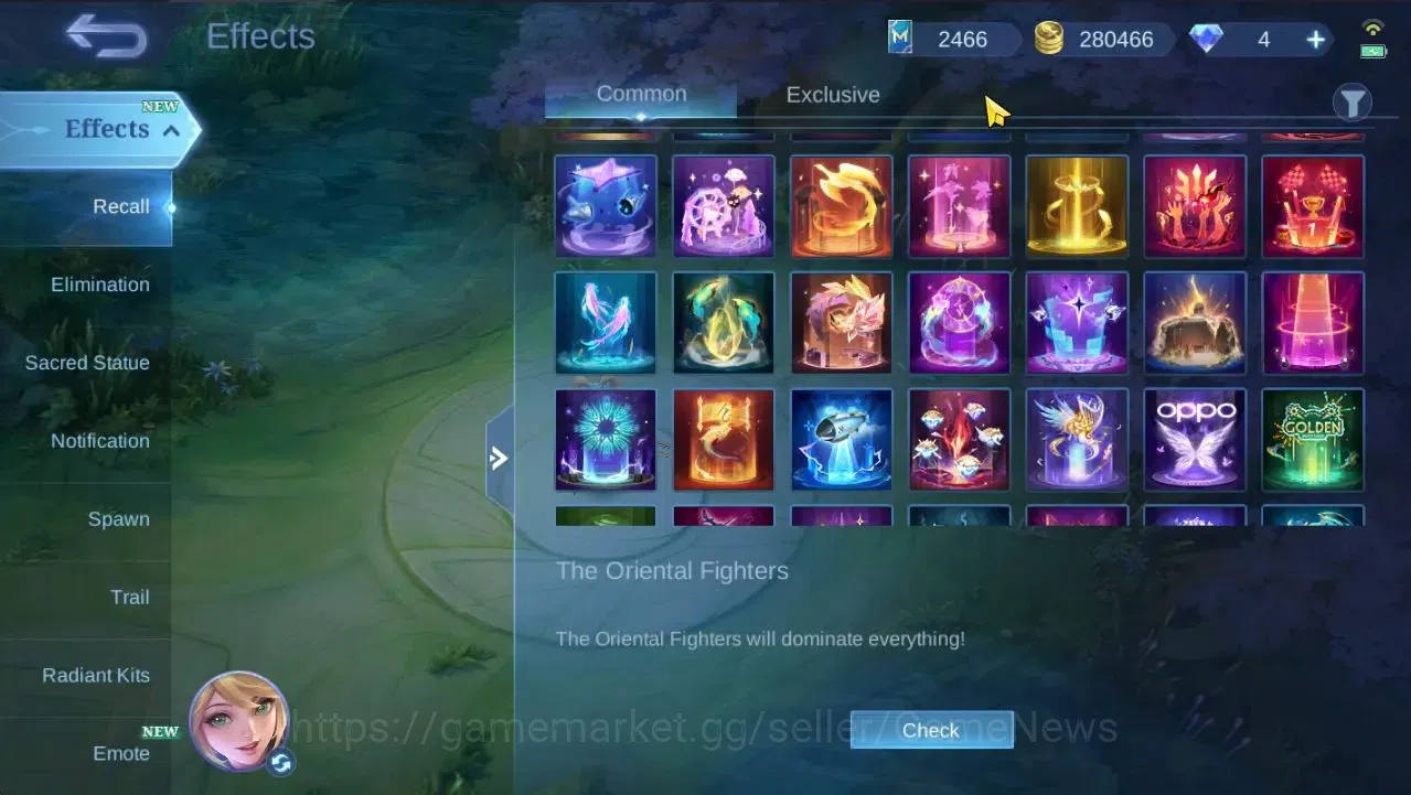Mobile Legends: Bang Bang Accounts Hero 132|Skin226|High Glory 74|CC Natalia,SS Badan image 11