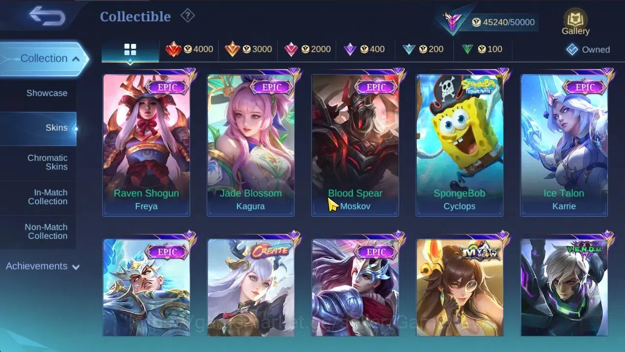 Mobile Legends: Bang Bang Accounts Hero 132|Skin226|High Glory 74|CC Natalia,SS Badan image 18