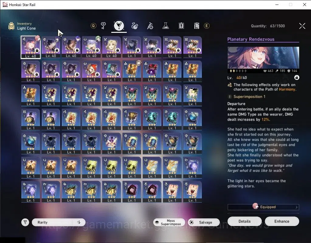 Honkai Star Rail Accounts Asia|TL 26|3 Limited|Silver Wolf LV.999,Acheron,Hu image 6