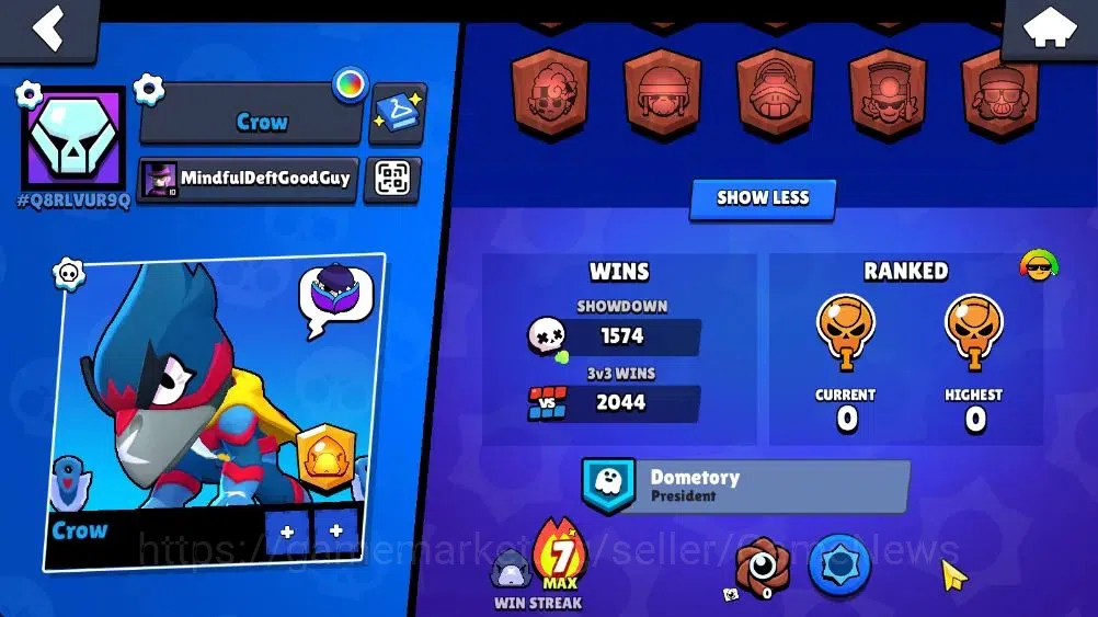 Brawl Stars Accounts Lvl 123 20331 Trophy|65 Brawlers 7 Max Lvl|3 Epic Skins 2 True Silver 1 True Gold, Etc|6K Coin 5K PP|Cn 3