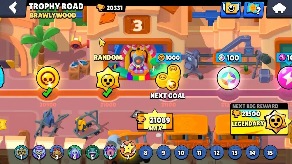 Brawl Stars Accounts Lvl 123 20331 Trophy|65 Brawlers 7 Max Lvl|3 Epic Skins 2 True Silver 1 True Gold, Etc|6K Coin 5K PP|Cn 5