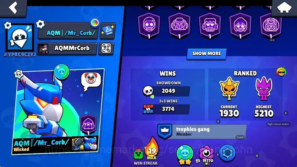 Brawl Stars Accounts Android | 51551 Thropy | 102 Brawler-18 Max Lvl - 17 Hypercharge | 2147 Bling+ 68 Gems | TakeEmail 3