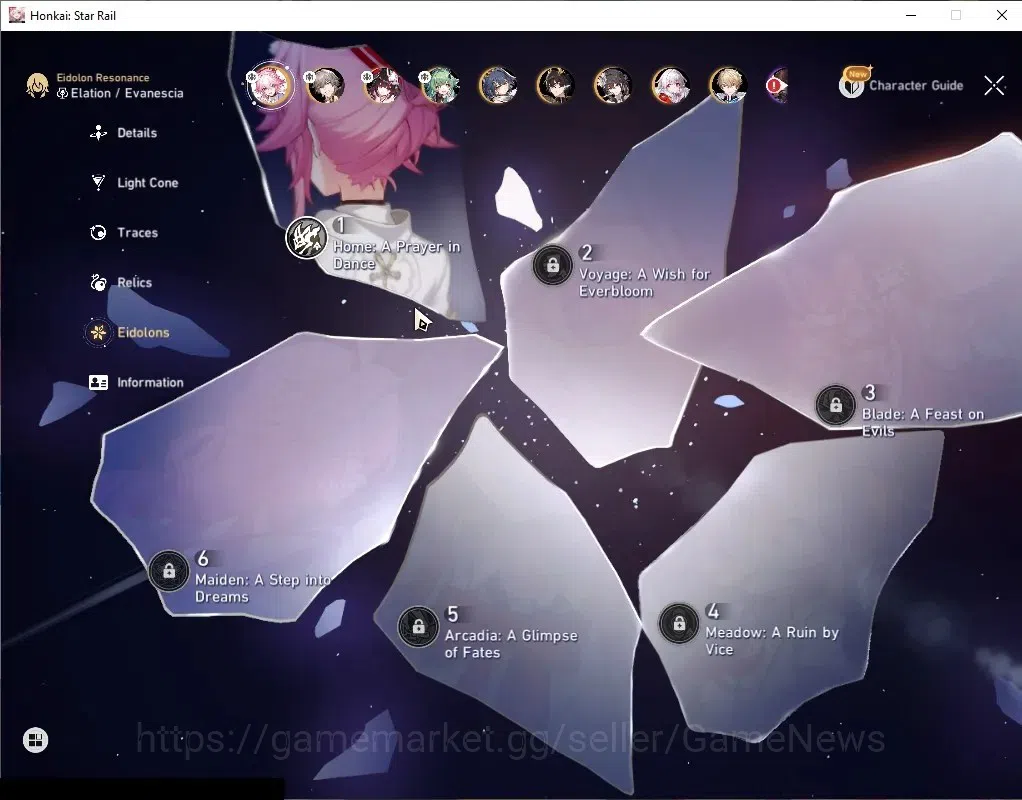 Honkai Star Rail Accounts Asia|TL 44|7 Limited|[EvanesciaE2],Huohuo,Sparkle, image 5