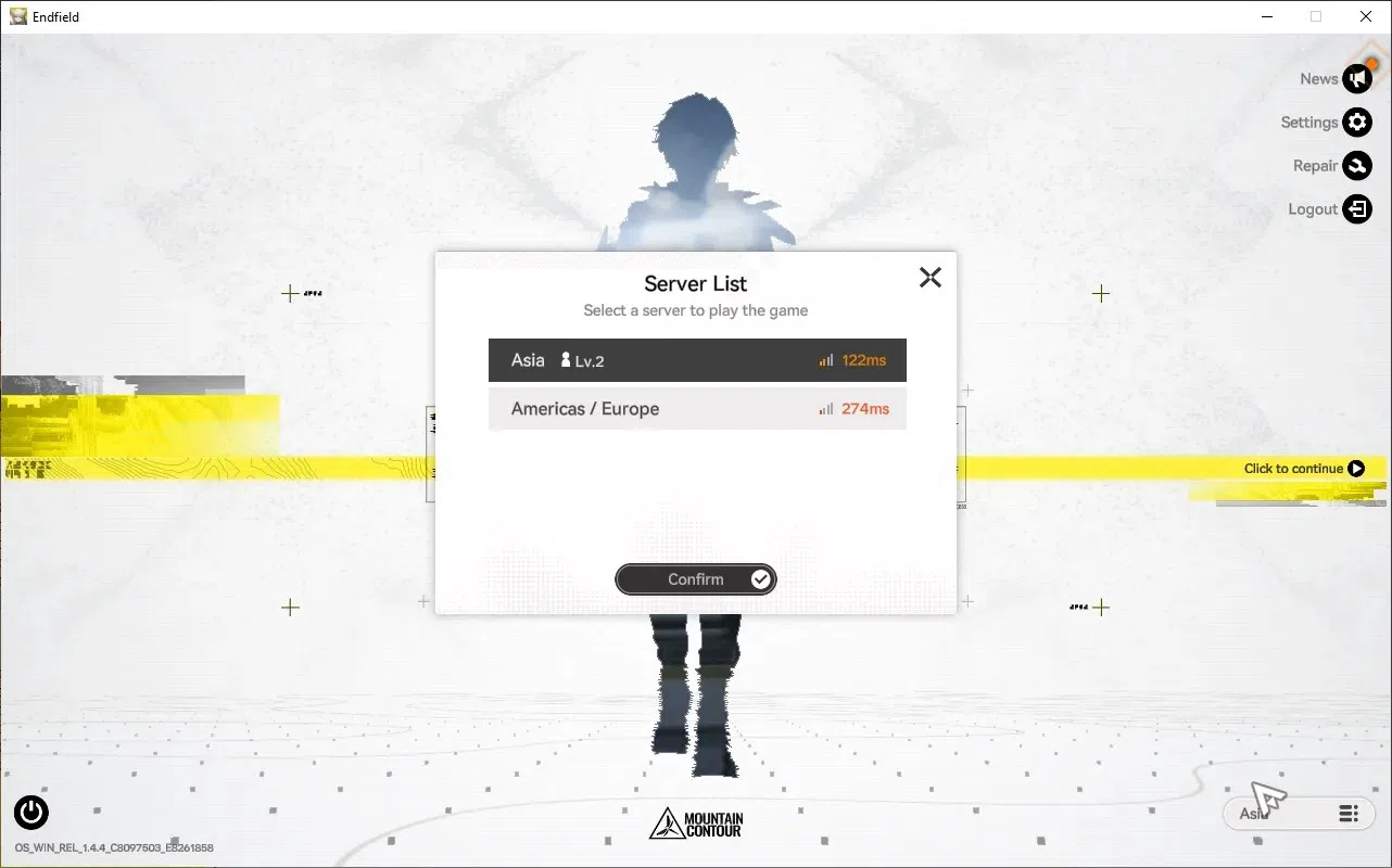 Arknights: Endfield Accounts Asia|Fresh Starter Lvl 2|2 SSR (1 Limited) + 4(*6 Weapon)|Rossi|1 Operator Supply|2,5k 1