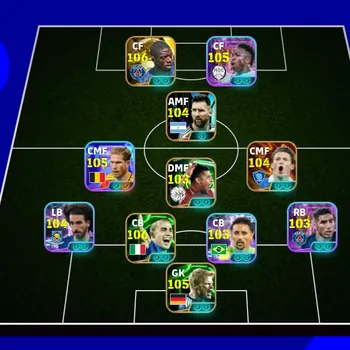 eFootball Accounts Legends & Iconic Players 9 MANAGER BOOSTER | COLECTIVE 3230+,BALON DOR O DEMBELE,GG SQUAD,FULL BOOSTER