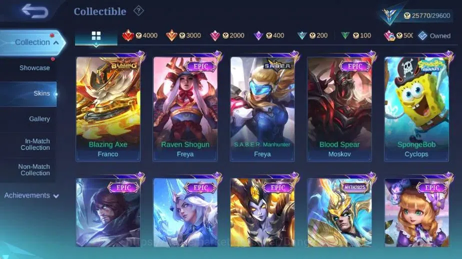 Mobile Legends: Bang Bang Accounts Global|Skin 116|Expert|PRIME Granger,Blazing Franc image 6
