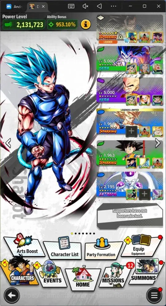 Dragon Ball Legends Accounts Android | Lvl 157| 4.6M Total Power | 55.6K CC|1 U image 12