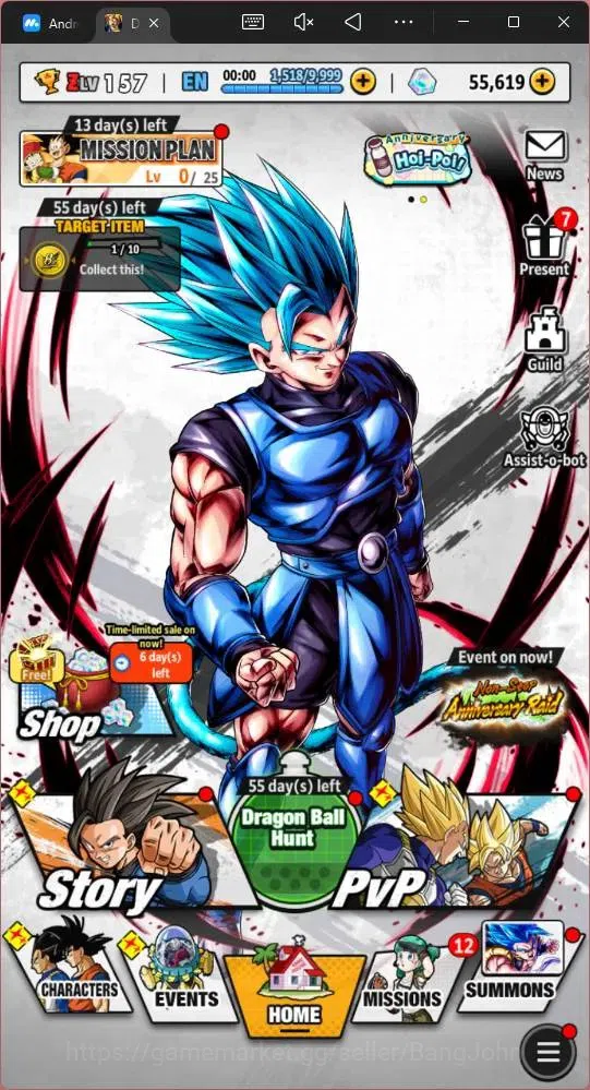 Dragon Ball Legends Accounts Android | Lvl 157| 4.6M Total Power | 55.6K CC|1 U image 13
