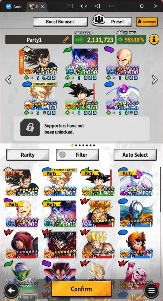 Dragon Ball Legends Accounts Android | Lvl 157| 4.6M Total Power | 55.6K CC|1 U image 8