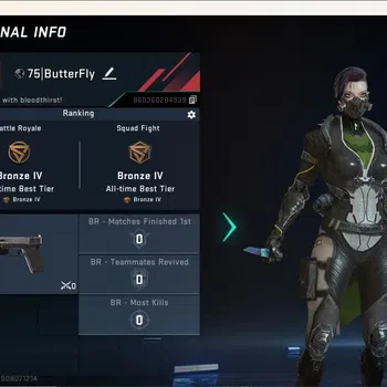 Blood Strike Accounts Others ASIA | ULTRA MELEE: BUTTERFLY KNIFE - SYNTHWAVE|Check SS BS2664B