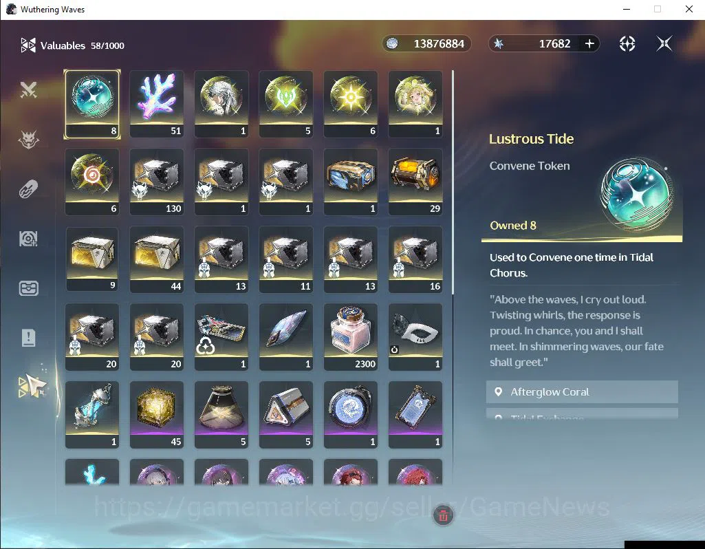 Wuthering Waves Accounts EUROPE|UL 47|17,6k Astrite+8 Lustrous+51 Coral|2 L image 11