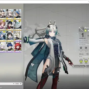Arknights: Endfield Accounts ASIA|lvl 2|2 SSR 1 Limited + 4(*6 Weapon)| Arcane | Standard Ardelia+Siign|Male MC|Log