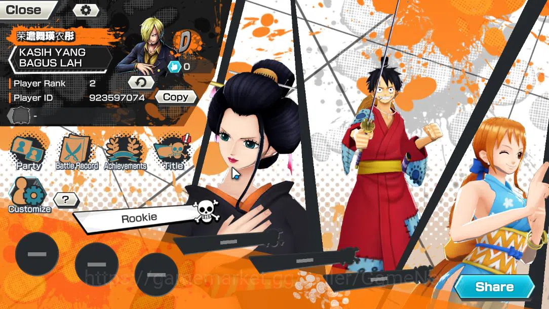 One Piece Bounty Rush Accounts Global|4EX|T5Elder Nusjuro,BMO Kaido,Winner Island image 2