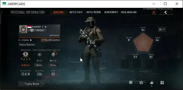 Arena Breakout Accounts MOBILE Lv30|SV 13,6M|CV 5,5M|Wire Set|ET AK-74N,QS image 2