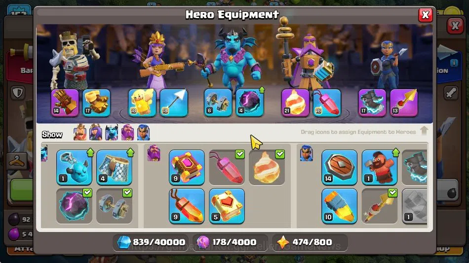 Clash of Clans Accounts TH 14 - BH 7|Limited Skin|LV 153|HH 8|BK 68,AQ 72, image 10
