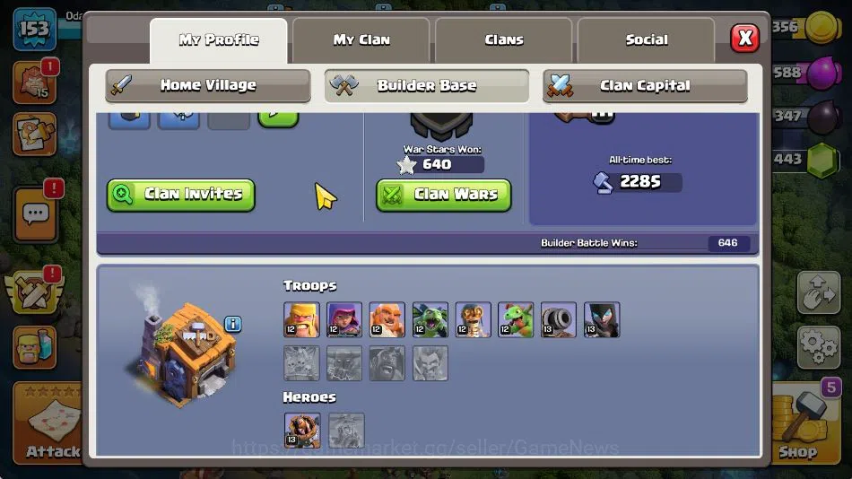 Clash of Clans Accounts TH 14 - BH 7|Limited Skin|LV 153|HH 8|BK 68,AQ 72, image 5