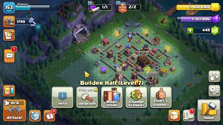 Clash of Clans Accounts TH 14 - BH 7|Limited Skin|LV 153|HH 8|BK 68,AQ 72, image 6