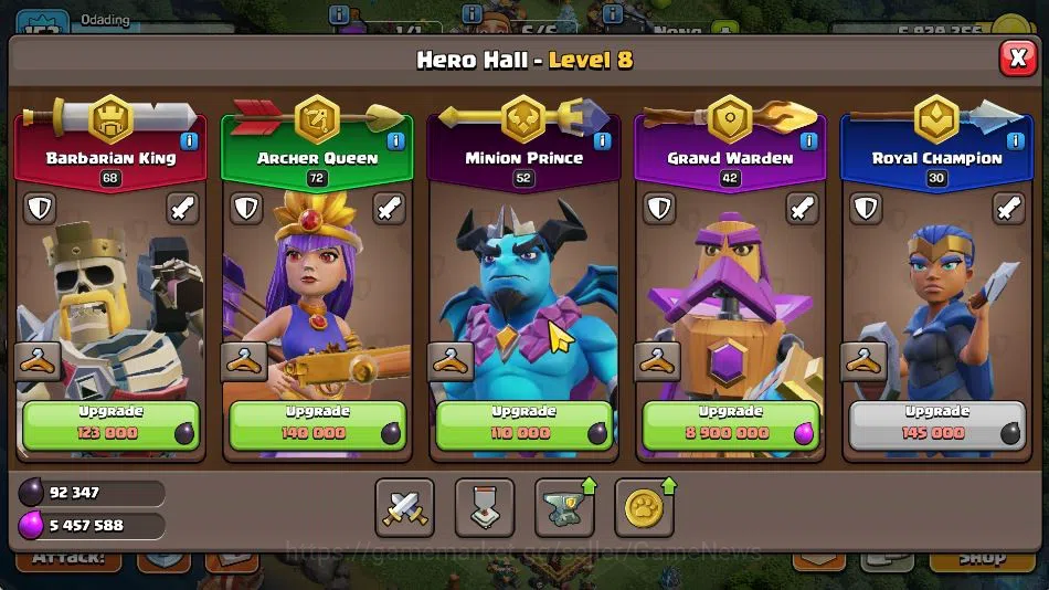 Clash of Clans Accounts TH 14 - BH 7|Limited Skin|LV 153|HH 8|BK 68,AQ 72, image 8