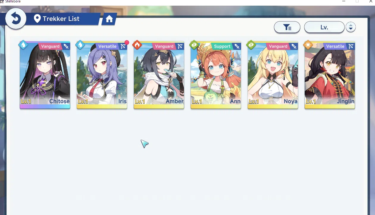 Stella Sora Accounts GLOBAL | Starter Fresh Story *5 Chitose + Selector ON | Log Yostar | Check SS (SSR725)