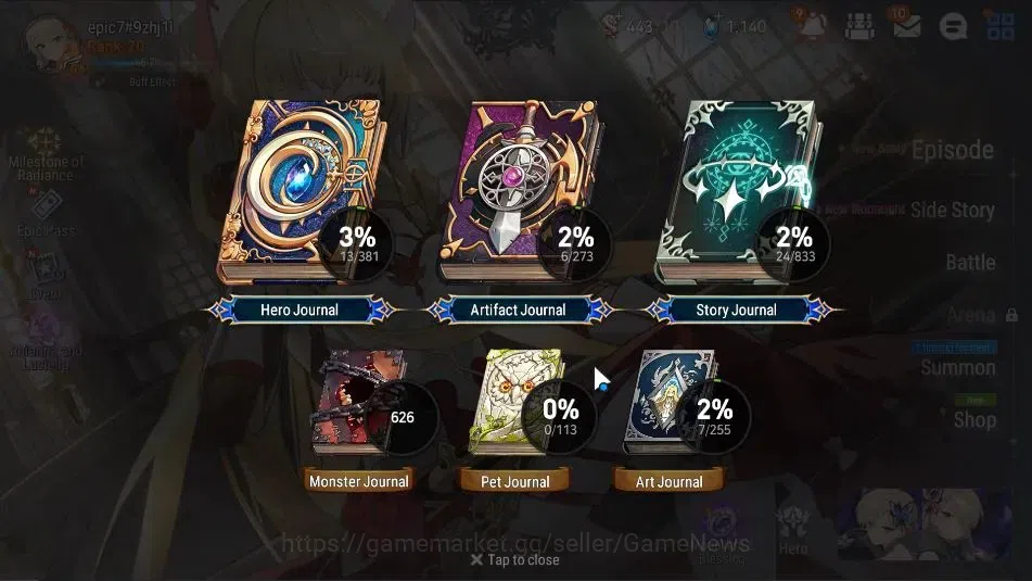 Epic Seven Accounts GLOBAL Unverif|New Era|2 ML(Rhiana & Luciel,Requie image 3