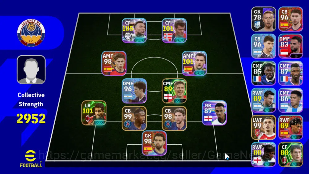 eFootball Accounts Mid-Tier Android|Show Time Kylian Mbappe,Alexander Sorloth,Mikel Merino|Epic Serginho,Steven 1