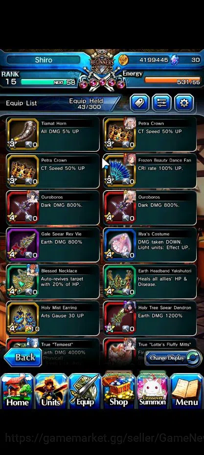 Grand Summoners Accounts Global|Rank 15|Starter|8 Ascend|EmiyaTW,Summer Miy image 8
