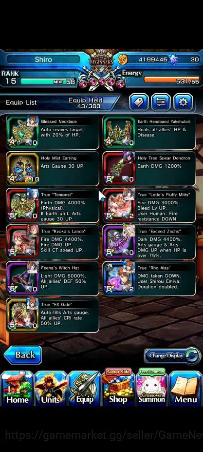 Grand Summoners Accounts Global|Rank 15|Starter|8 Ascend|EmiyaTW,Summer Miy image 9