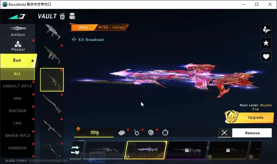 Blood Strike Accounts ASIA|ETERNAL Vector-Shadowdrake Lv2|2 ULTRA[M700-I image 12