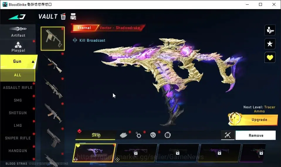 Blood Strike Accounts ASIA|ETERNAL Vector-Shadowdrake Lv2|2 ULTRA[M700-I image 3