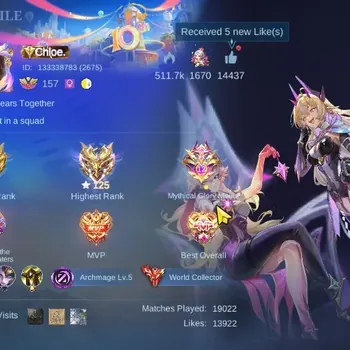 Mobile Legends: Bang Bang Accounts Collector ASIA|Skin 696|World|Mythical Glory 57|Legend