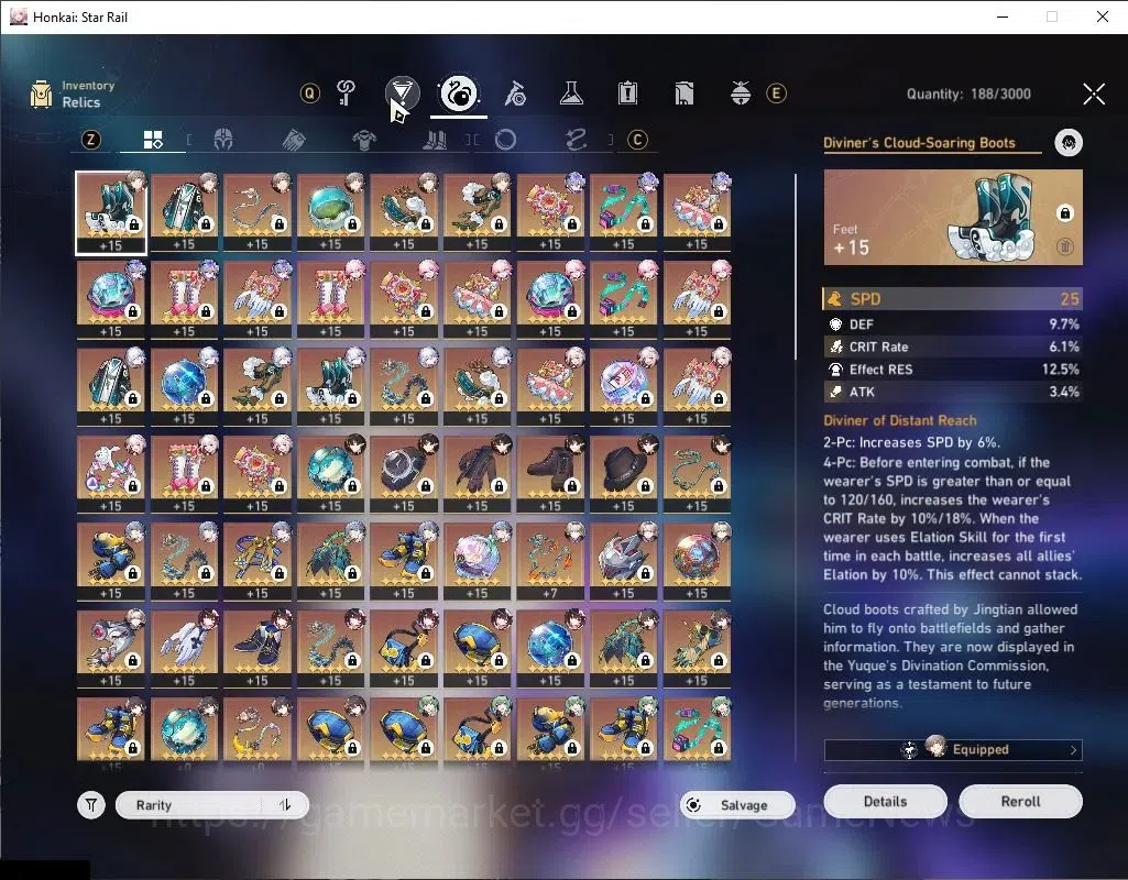 Honkai Star Rail Accounts Asia|TL 70|3 PremTeam|13 Limited|(SW999,Yao Guang, image 7