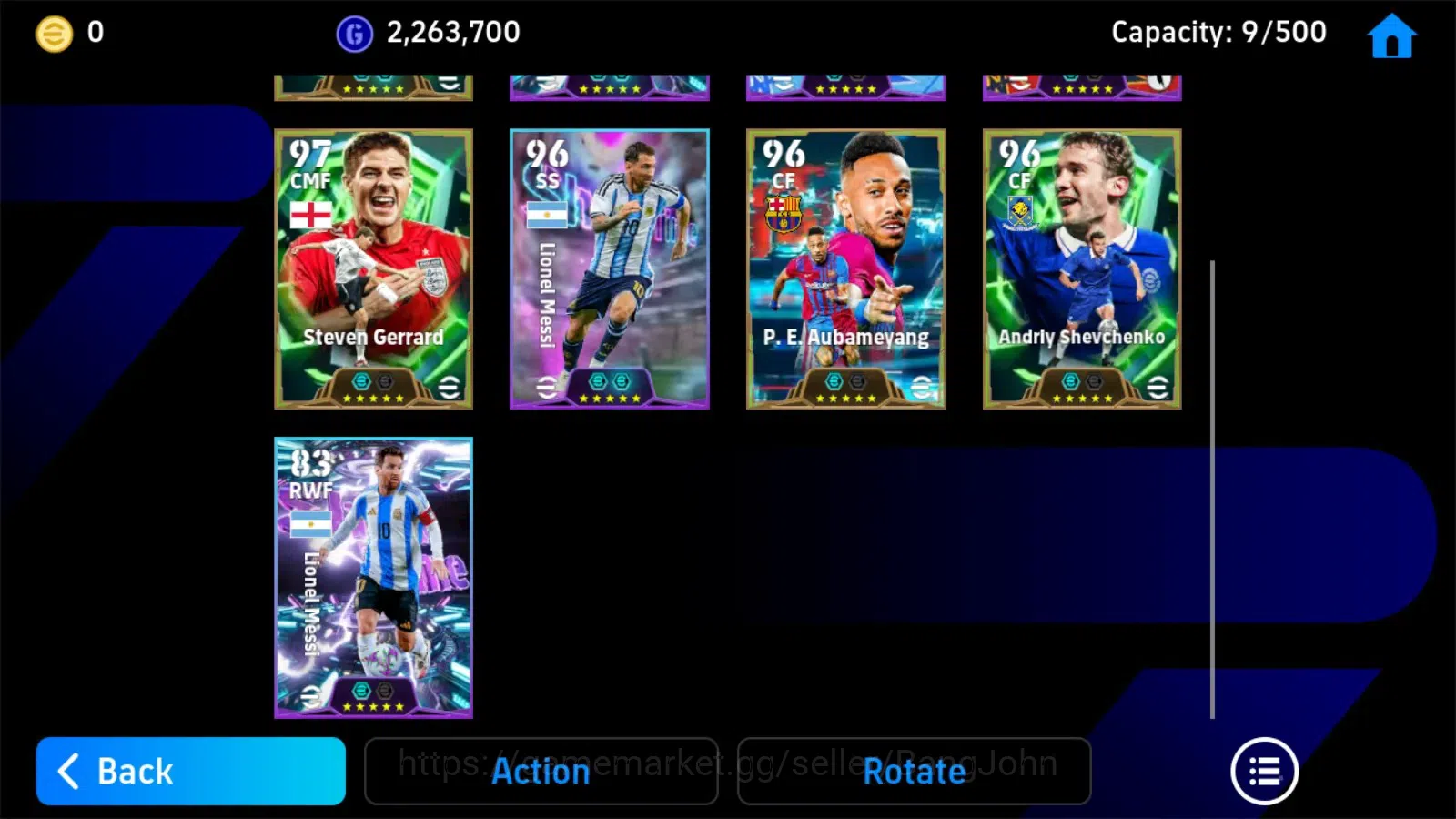 eFootball Accounts Others Mobile|PW 3137|Hugo Ekitike ShowT,Zlatan Ibrahimovic Epic,Steven Gerrard Epic|2026|Check SS 1