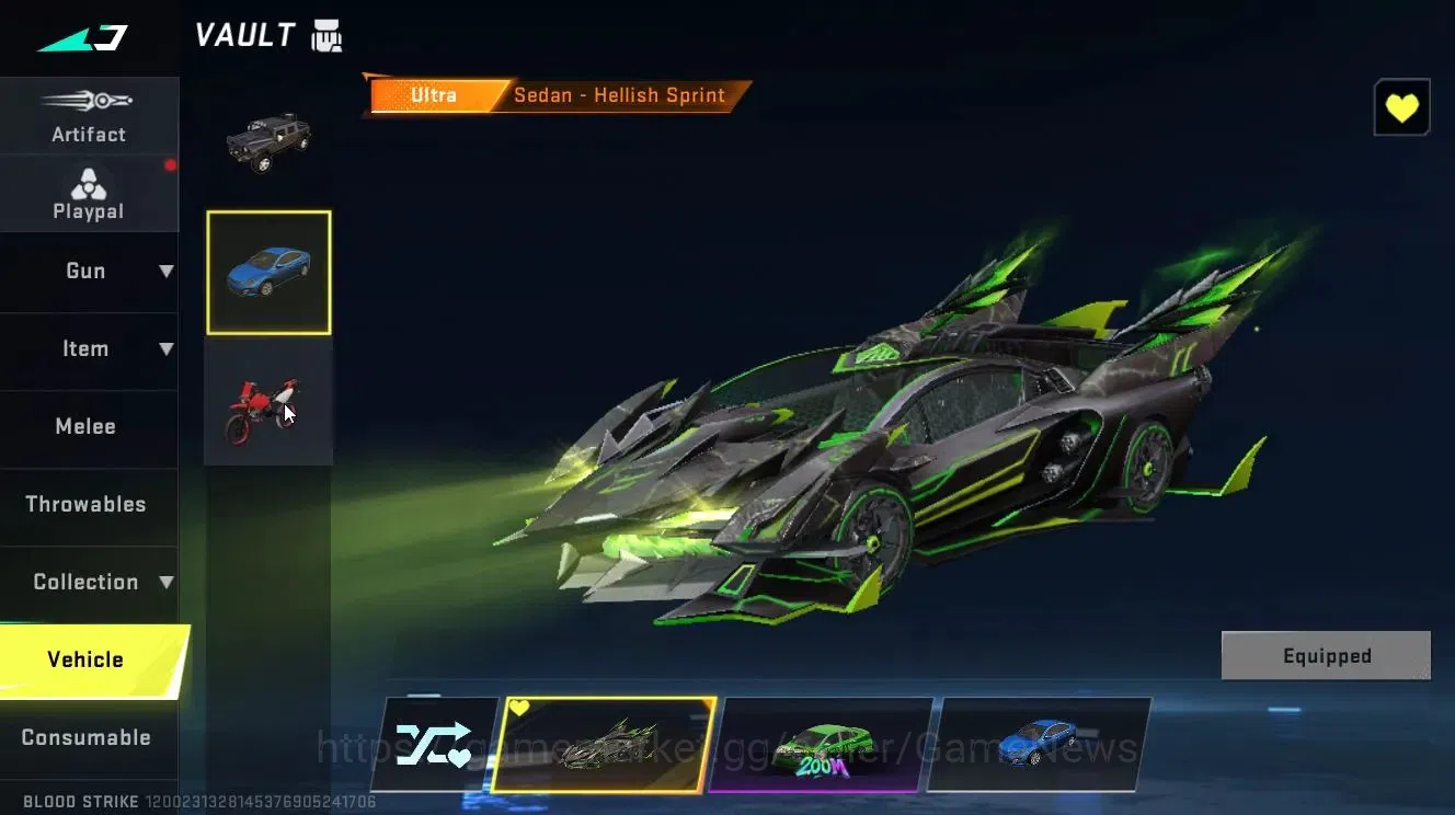 Blood Strike Accounts ASIA|ULTRA Sedan-HELLISH Sprint+[BLAST-CHAINZ,VOLT image 14
