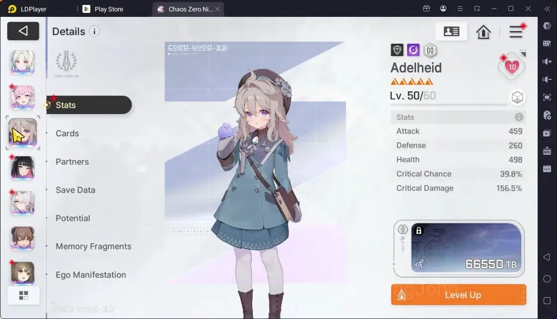 Chaos Zero Nightmare Accounts Global|Lv.53| 8 SSR Heidemarie,Diana,Adhelheid,Rit image 16