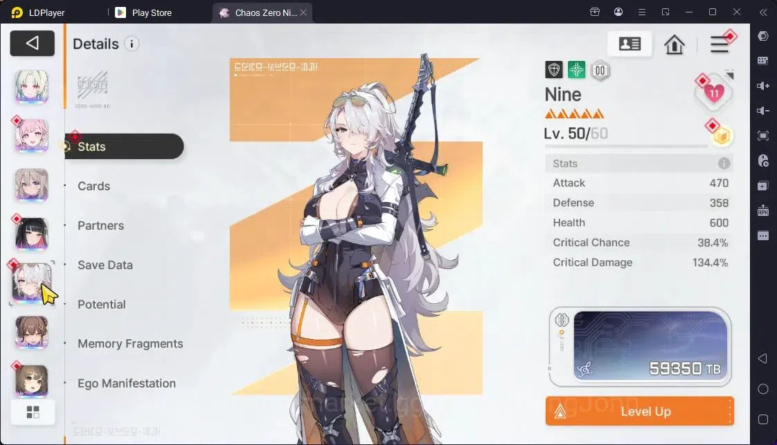 Chaos Zero Nightmare Accounts Global|Lv.53| 8 SSR Heidemarie,Diana,Adhelheid,Rit image 18