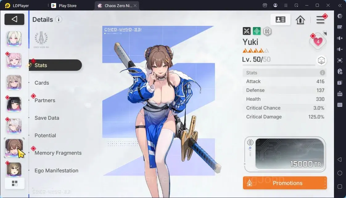 Chaos Zero Nightmare Accounts Global|Lv.53| 8 SSR Heidemarie,Diana,Adhelheid,Rit image 19
