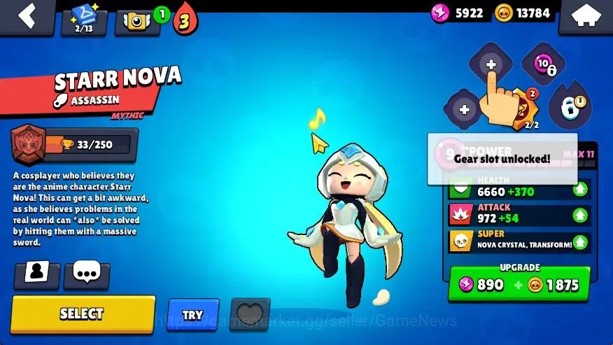 Brawl Stars Accounts 1316 Trophy|20 Brawlers 1 Max Lvl (Kit) 4 Myth|13K image 10